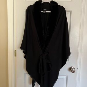 Jones of New York Fur Collar Wrap